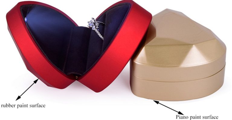 Heart Shaped Ring Box with LED Light