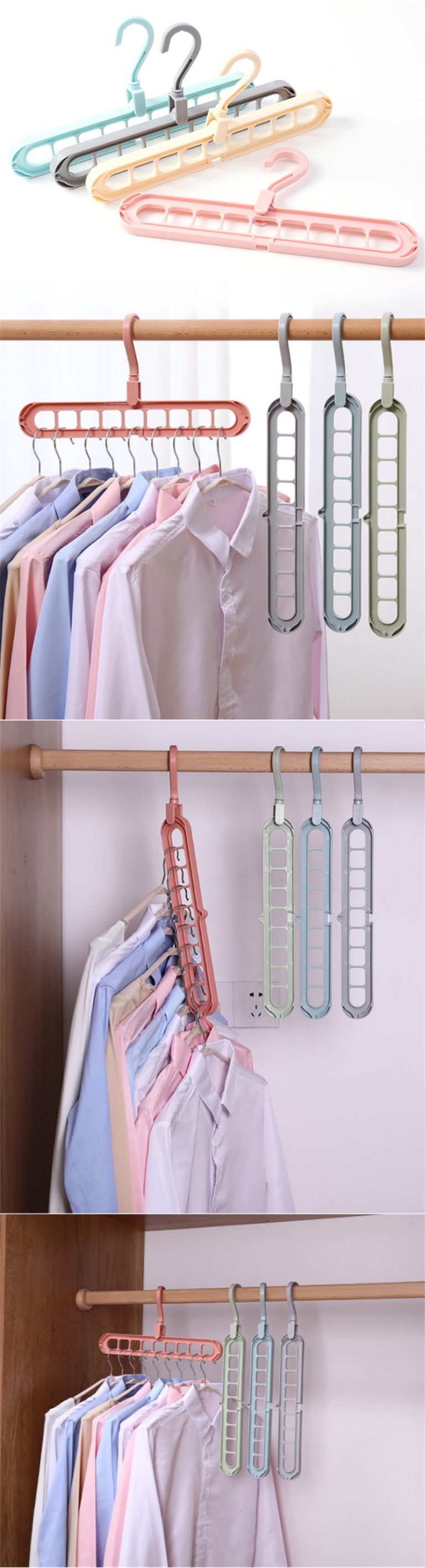 9-Hole Foldable Hanger