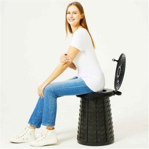 Portable Foldable Toilet With Lid