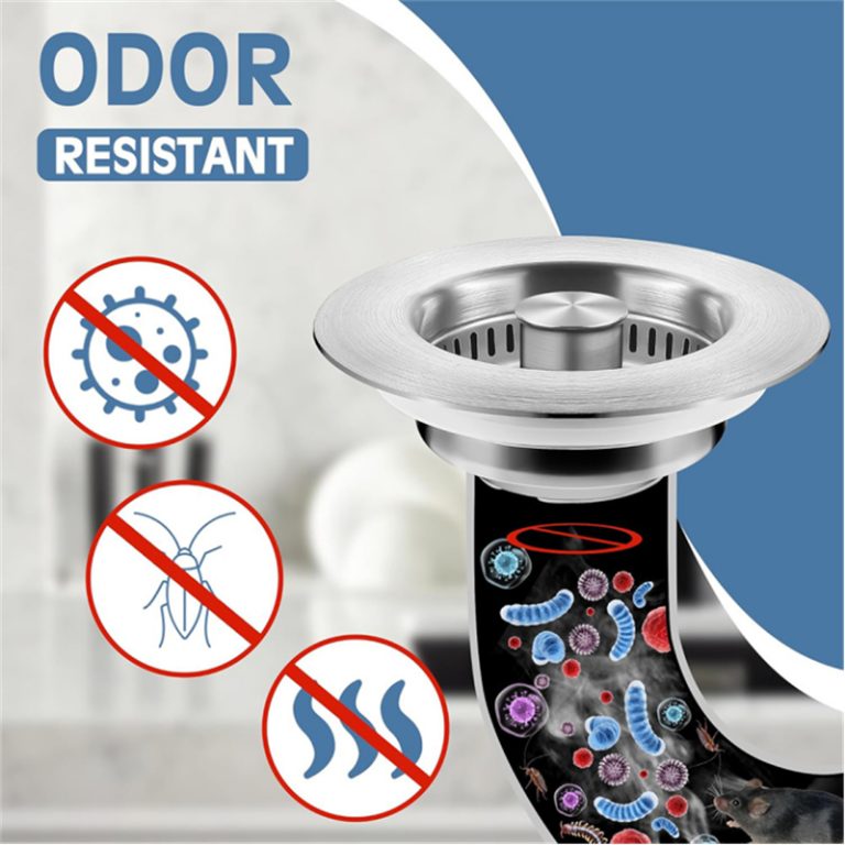 3 in 1 Kitchen Sink Drain Strainer