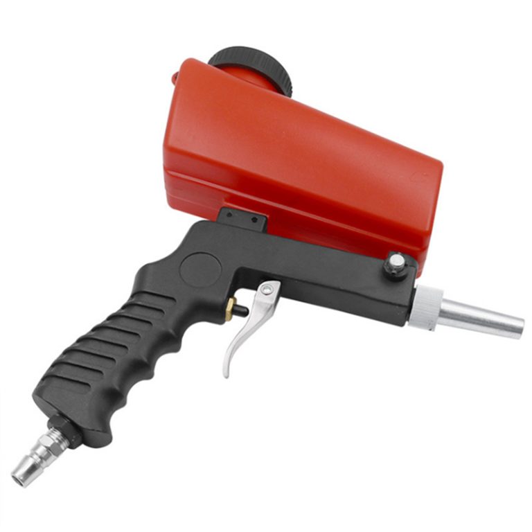 Pneumatic sandblasting gun