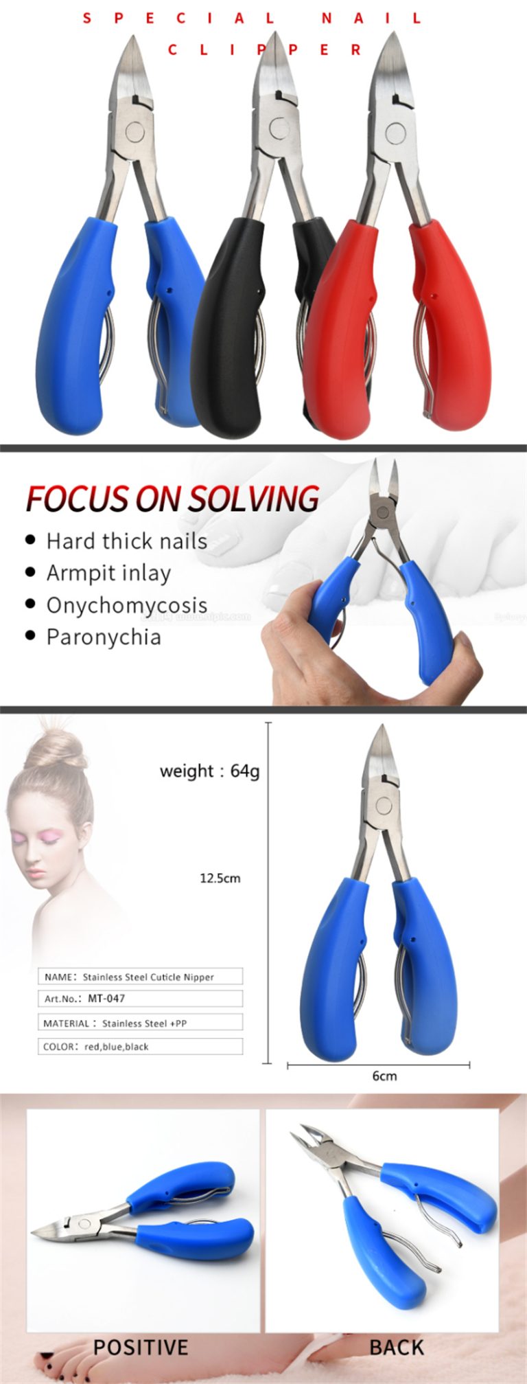 Stainless Steel Cuticle Nipper