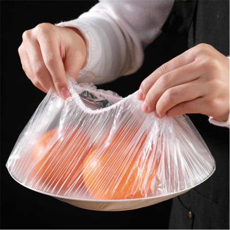 Disposable elastic food covers for bowls