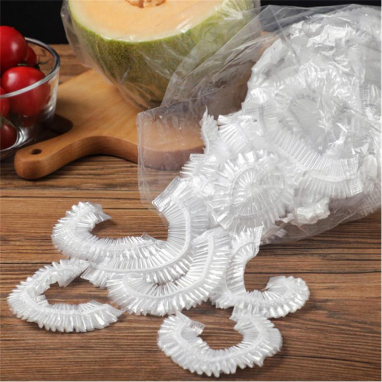 Disposable elastic food covers for bowls