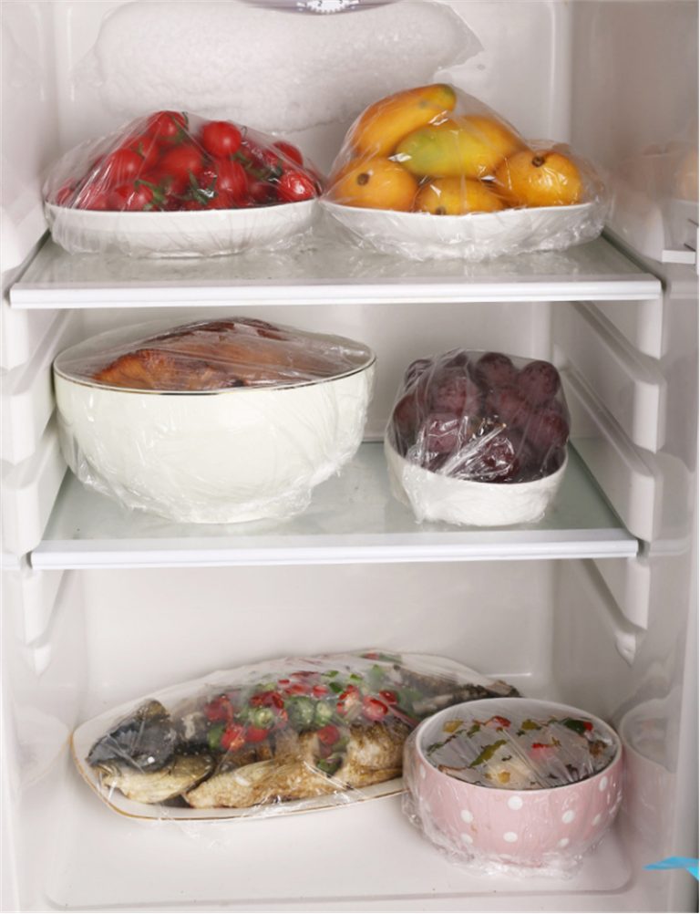 Disposable elastic food covers for bowls