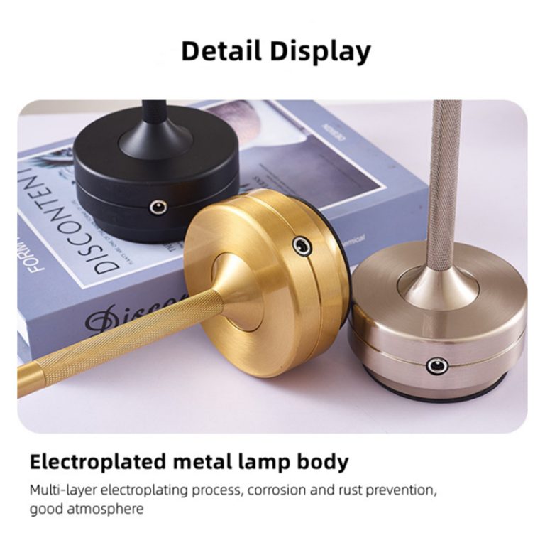 Rechargeable Desk Lamp With Touch Control