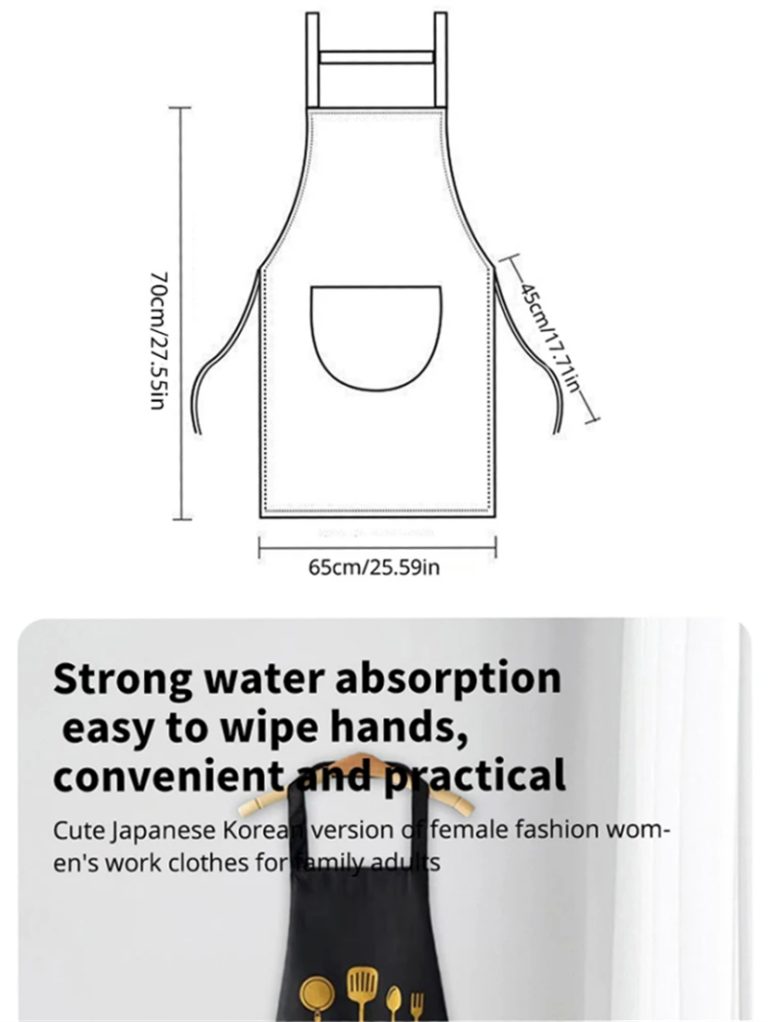 Waterproof & Oil-Resistant Kitchen Apron