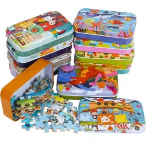 60PC Wooden Jigsaw Puzzle Set