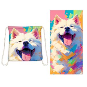 2-in-1 Foldable Beach Towel with Backpack