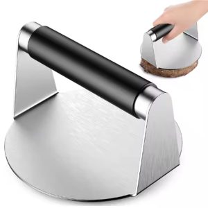 Stainless Steel Burger Press Smasher (5.5 Inch)