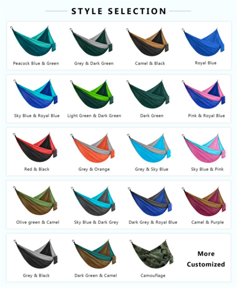Portable Hammocks Camping for Outdoor Travel Hiking