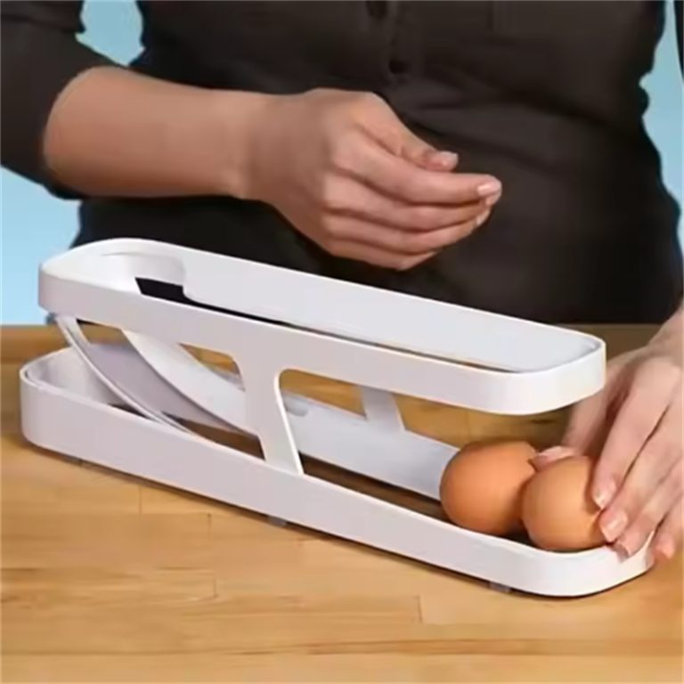 2-Tier Stackable Refrigerator Egg Organizer