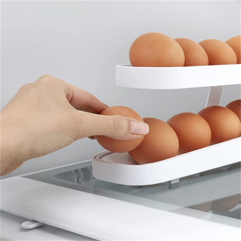 2-Tier Stackable Refrigerator Egg Organizer
