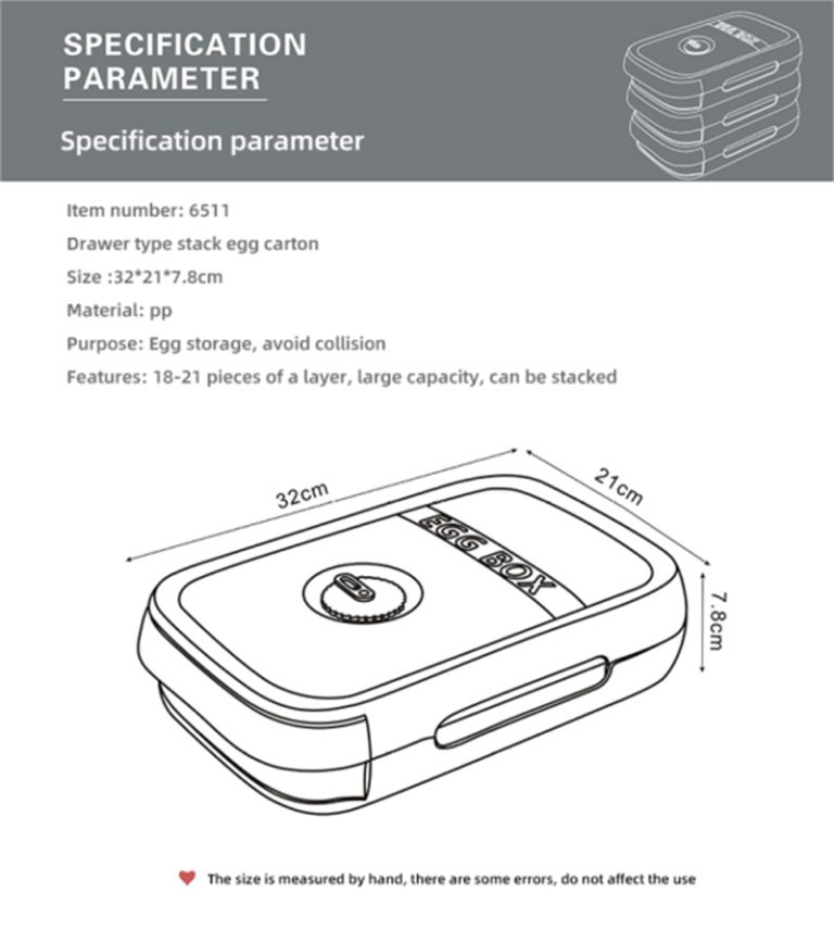 Drawer-Type Egg Storage Box