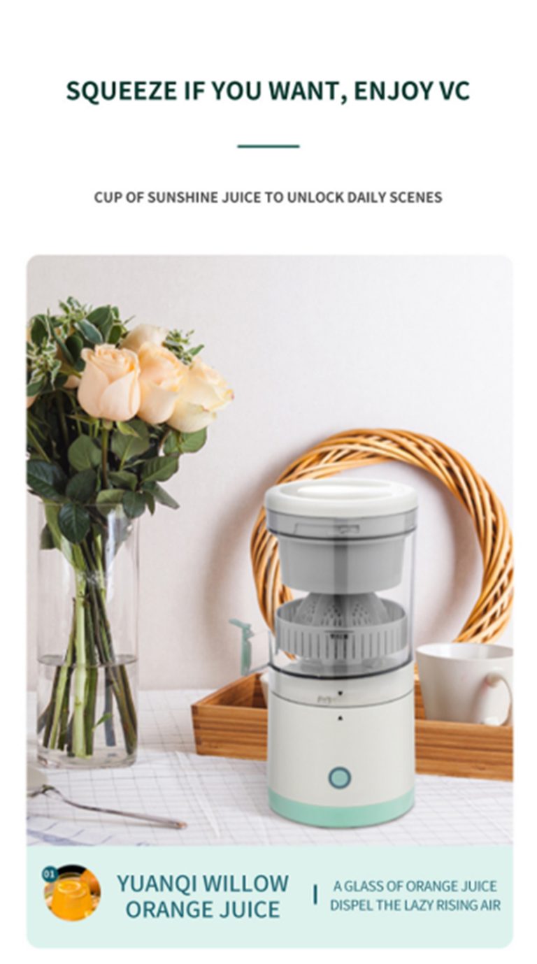 Electric Portable USB Rechargeable Blender & Citrus Juicer