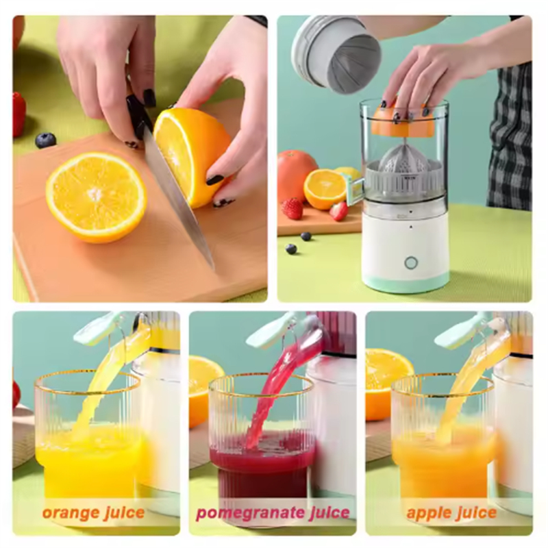 Electric Portable USB Rechargeable Blender & Citrus Juicer