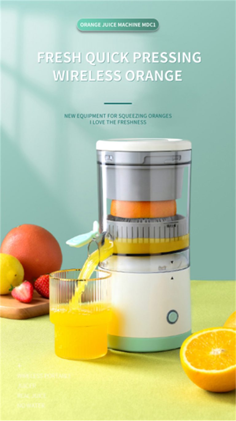 Electric Portable USB Rechargeable Blender & Citrus Juicer