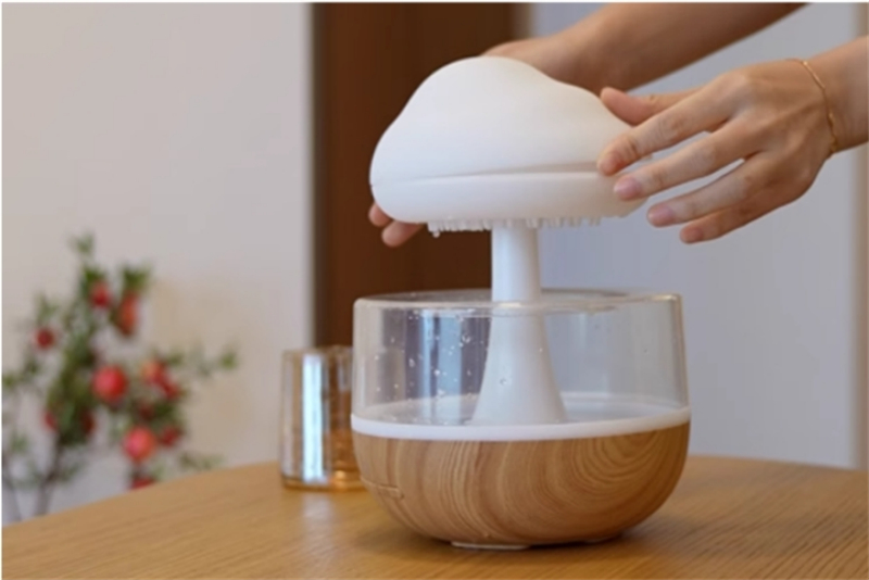 Rain Cloud Ultrasonic Humidifier with 7-Color LED