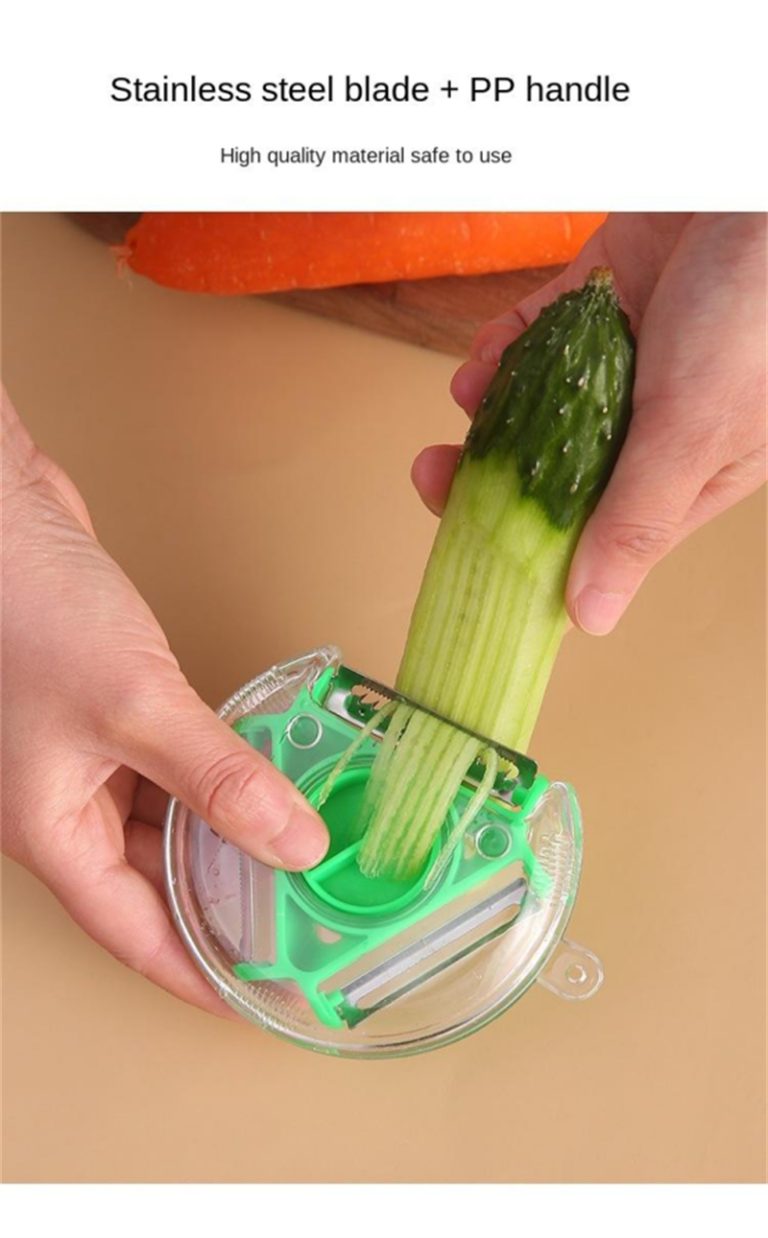 3-in-1 Multi-Purpose Stainless Steel Slicer/Grater/Peeler