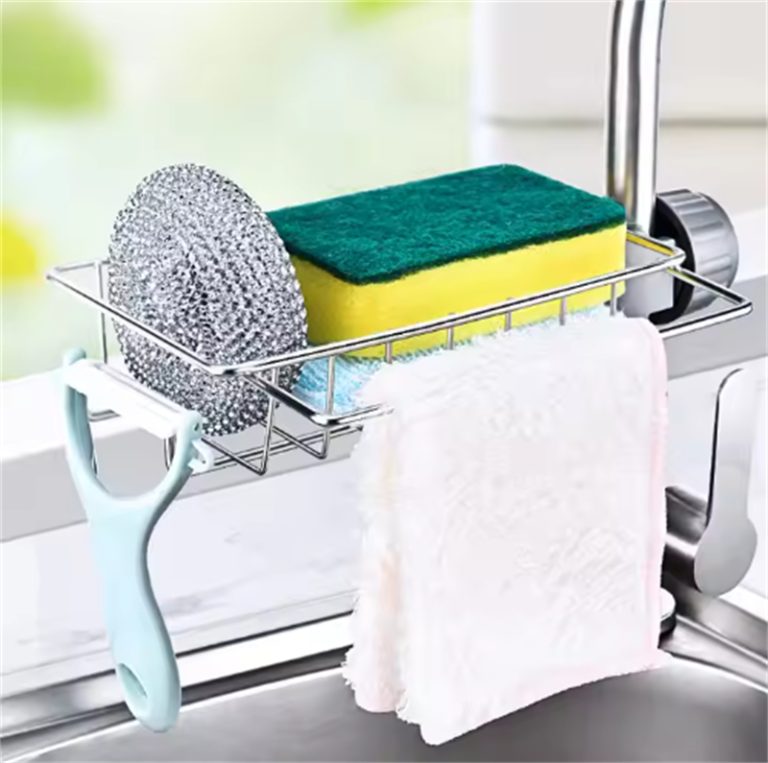 Stainless Steel Sink Caddy & Sponge Holder