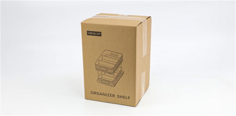 Stainless Steel & Transparent PET Storage Shelf