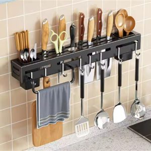 Carbon steel Wall-Mounted Kitchen Organizer