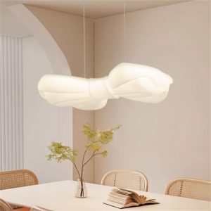 Cream-style Butterfly Bow Ceiling Light