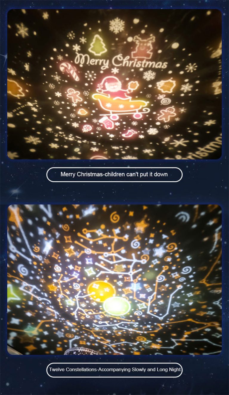 Christmas Elf Starry Night Light