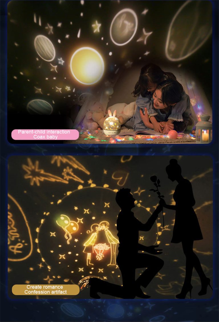Christmas Elf Starry Night Light