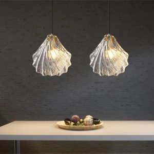 Modern Shell Pendant Light