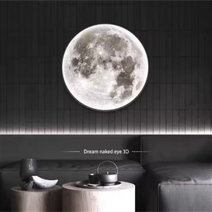 Creative LED Moon Wall Lamp