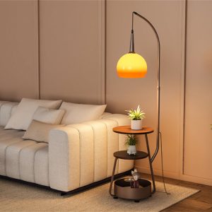 Multi-Functional Floor Lamp with Side Table | Yuzu Design Ambient Light