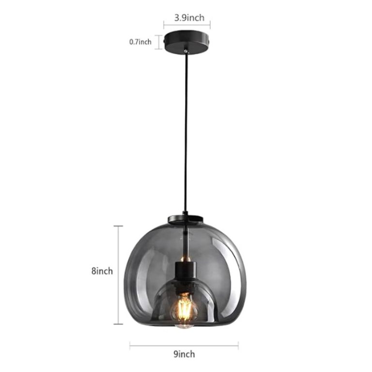 Nordic Glass Pendant Light – Modern Minimalist Design