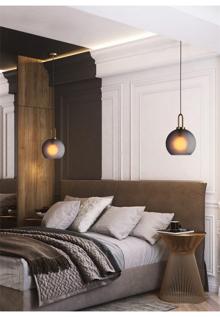Nordic Minimalist Glass Pendant Light
