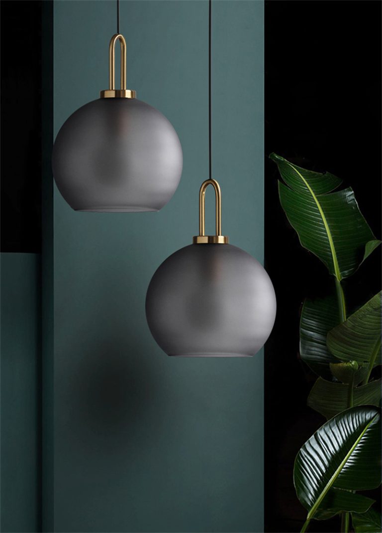 Nordic Minimalist Glass Pendant Light