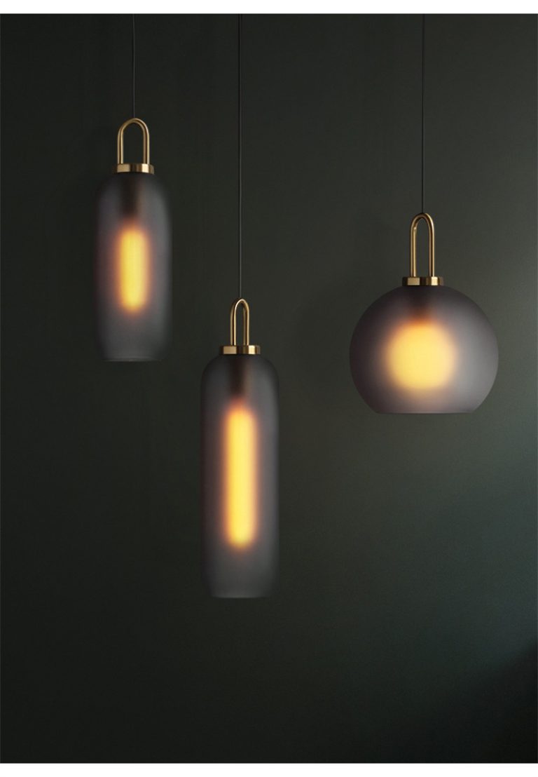 Nordic Minimalist Glass Pendant Light