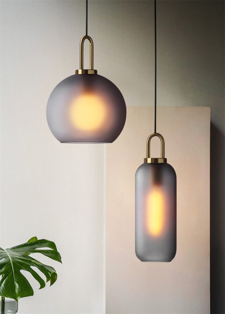 Nordic Minimalist Glass Pendant Light