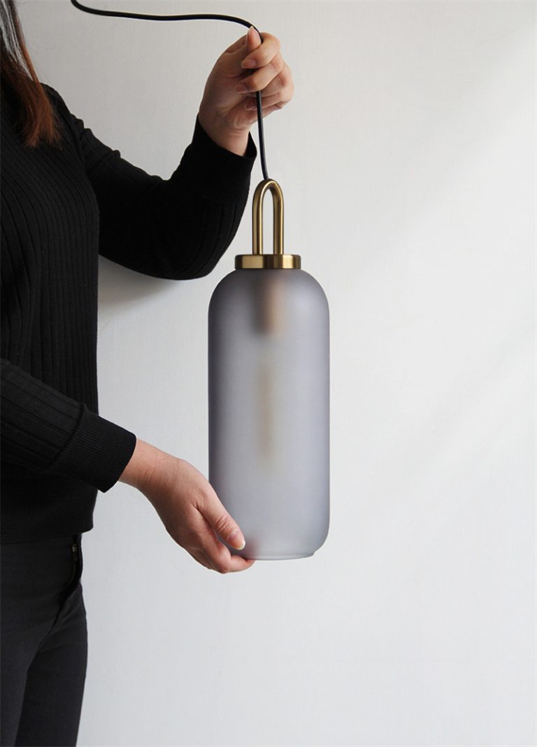 Nordic Minimalist Glass Pendant Light