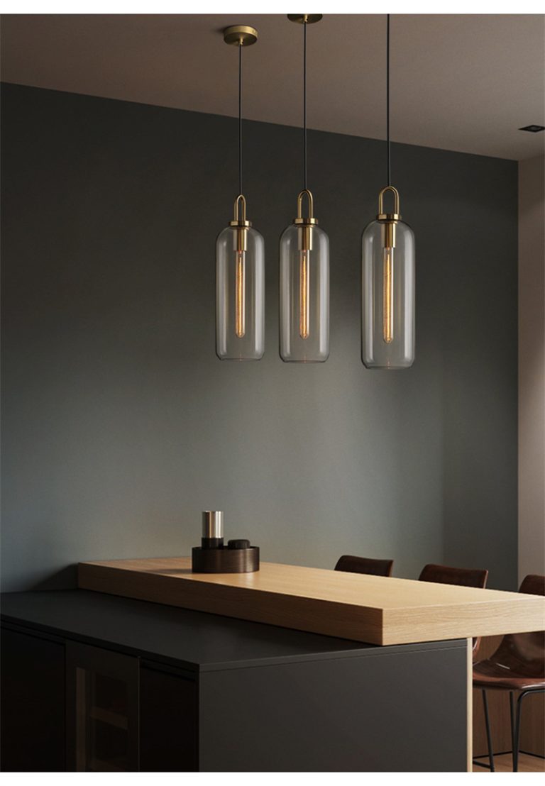 Nordic Minimalist Glass Pendant Light