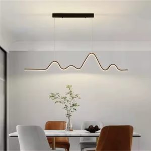 Modern Minimalist LED Linear Pendant Light