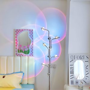 Modern Projection Floor Lamp – Sunset Ambience Light