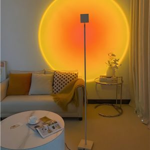 1.6M Sunset Projection Lamp – Ambient Lighting for Home & Live Streaming