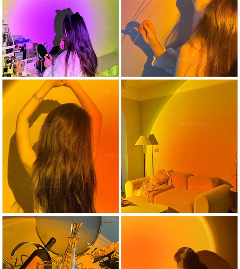 Water Ripple Sunset Lamp | Immersive Ambient Projection Light