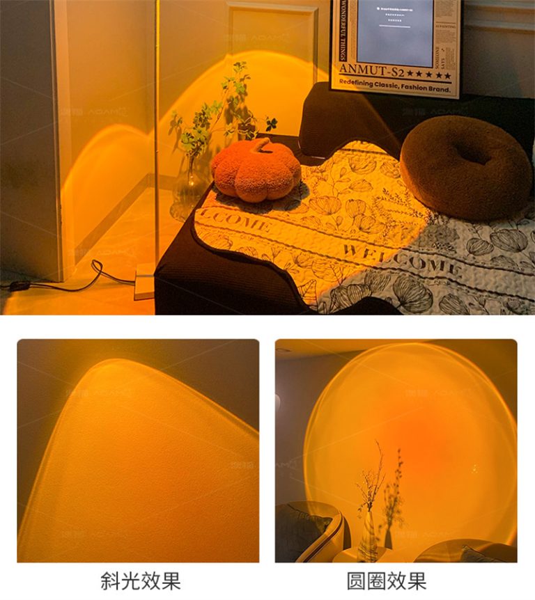 Water Ripple Sunset Lamp | Immersive Ambient Projection Light