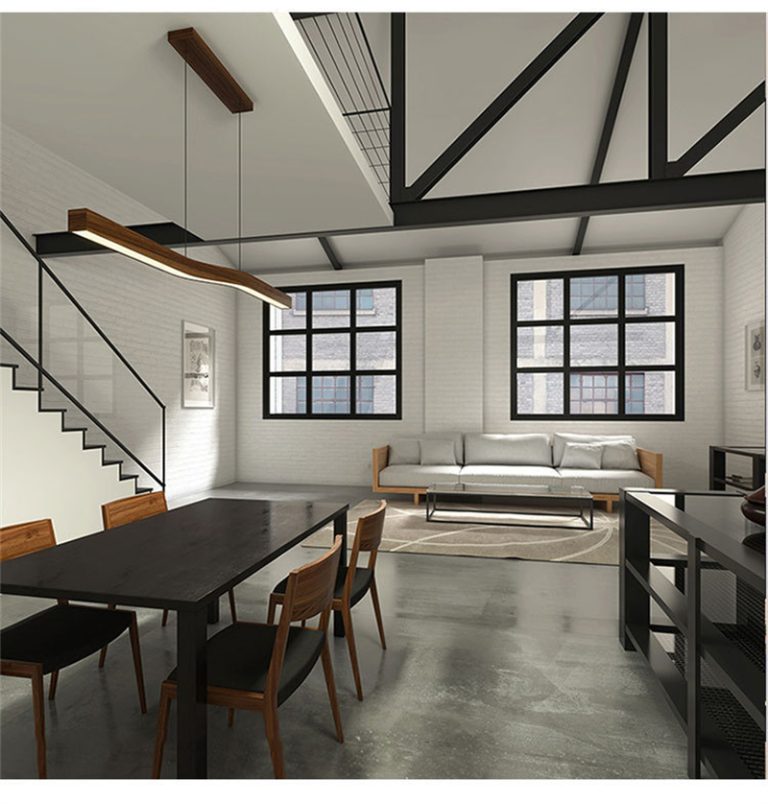Nordic Post-Modern Linear LED Chandelier