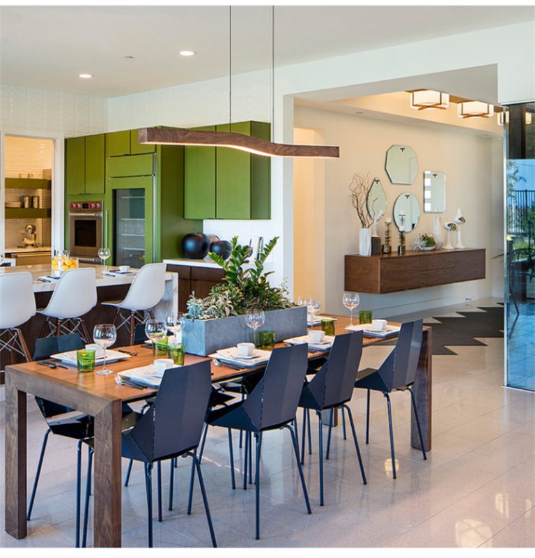 Nordic Post-Modern Linear LED Chandelier