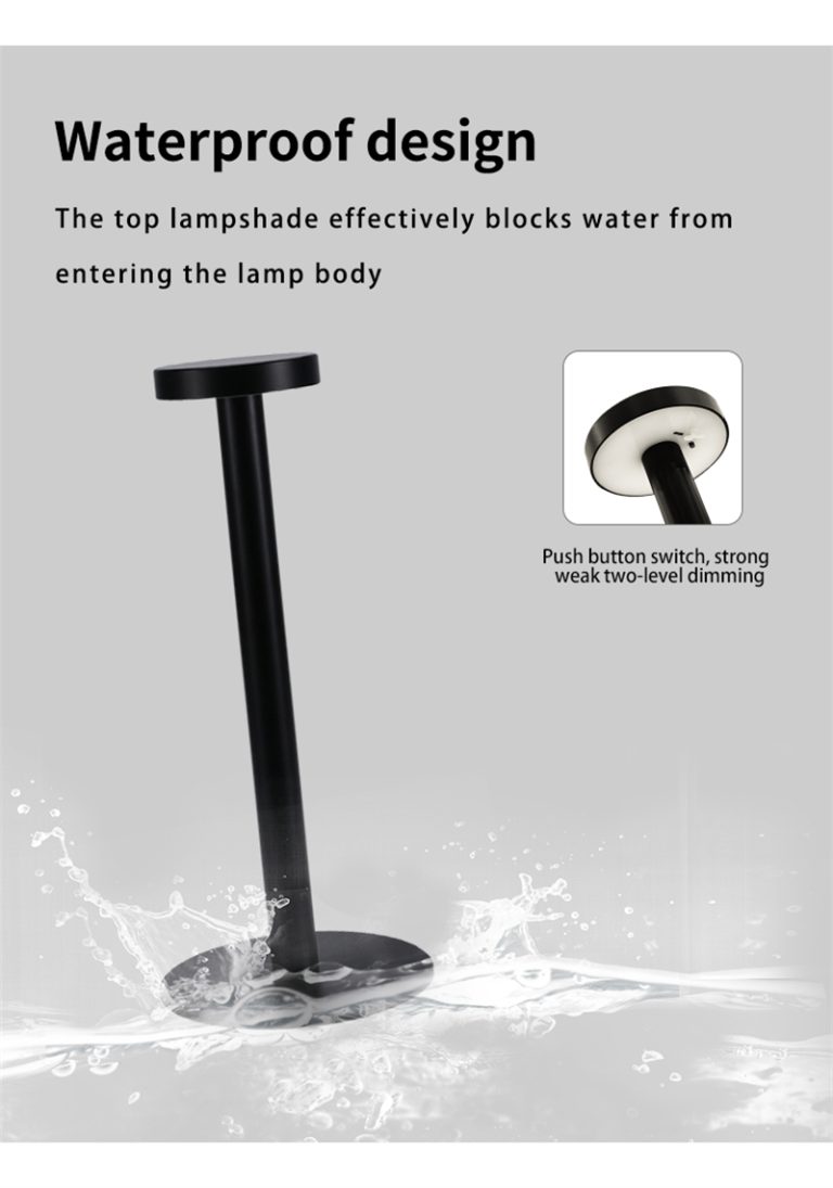 Designer Modern Luxury Cordless Desk Lamp