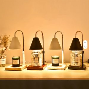 Wax Melt Lamp — Electric Adjustable Desk Lamp with Dimmer and Candle Warmer